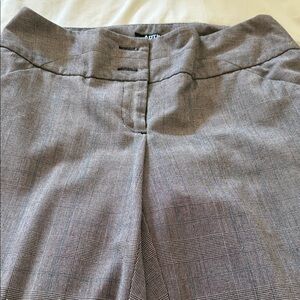 Chic Gray Checkered Pants